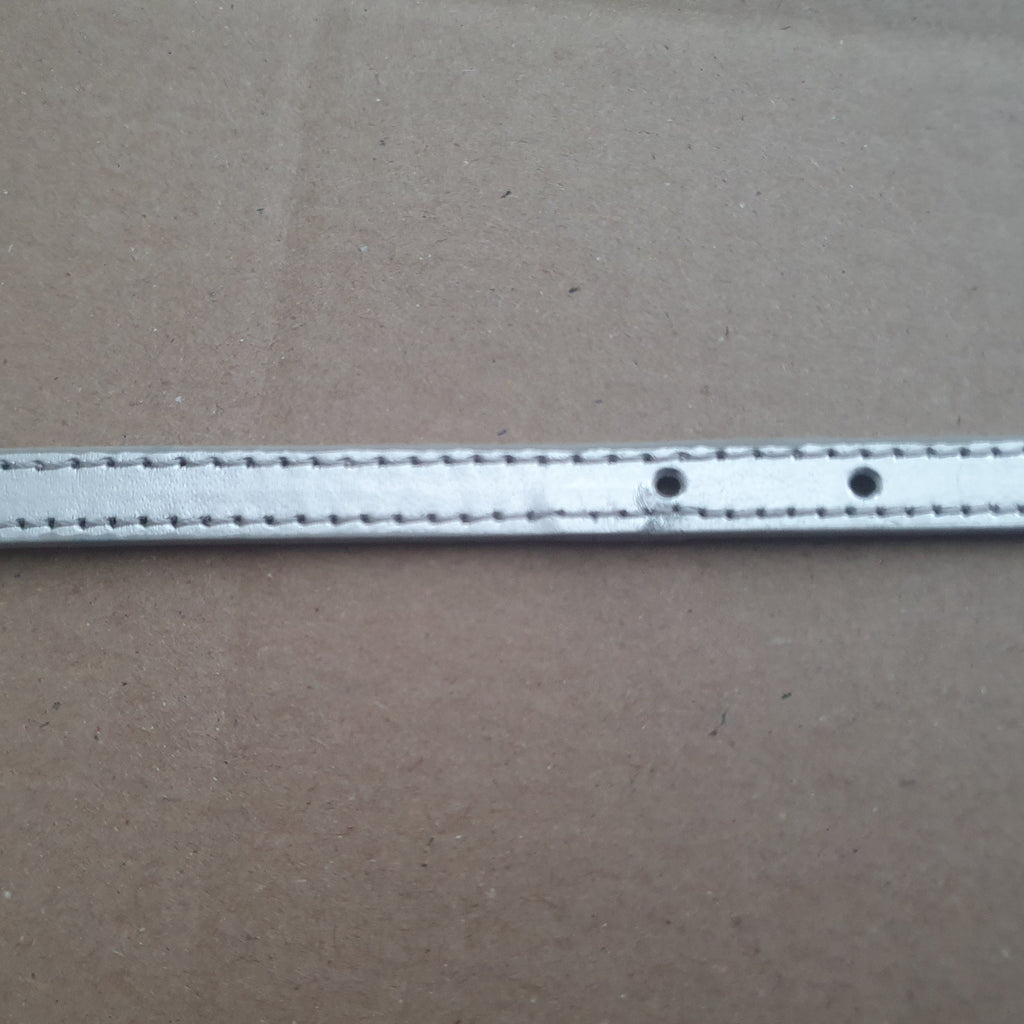 SECOND Silver Metallic Cat Collar-0