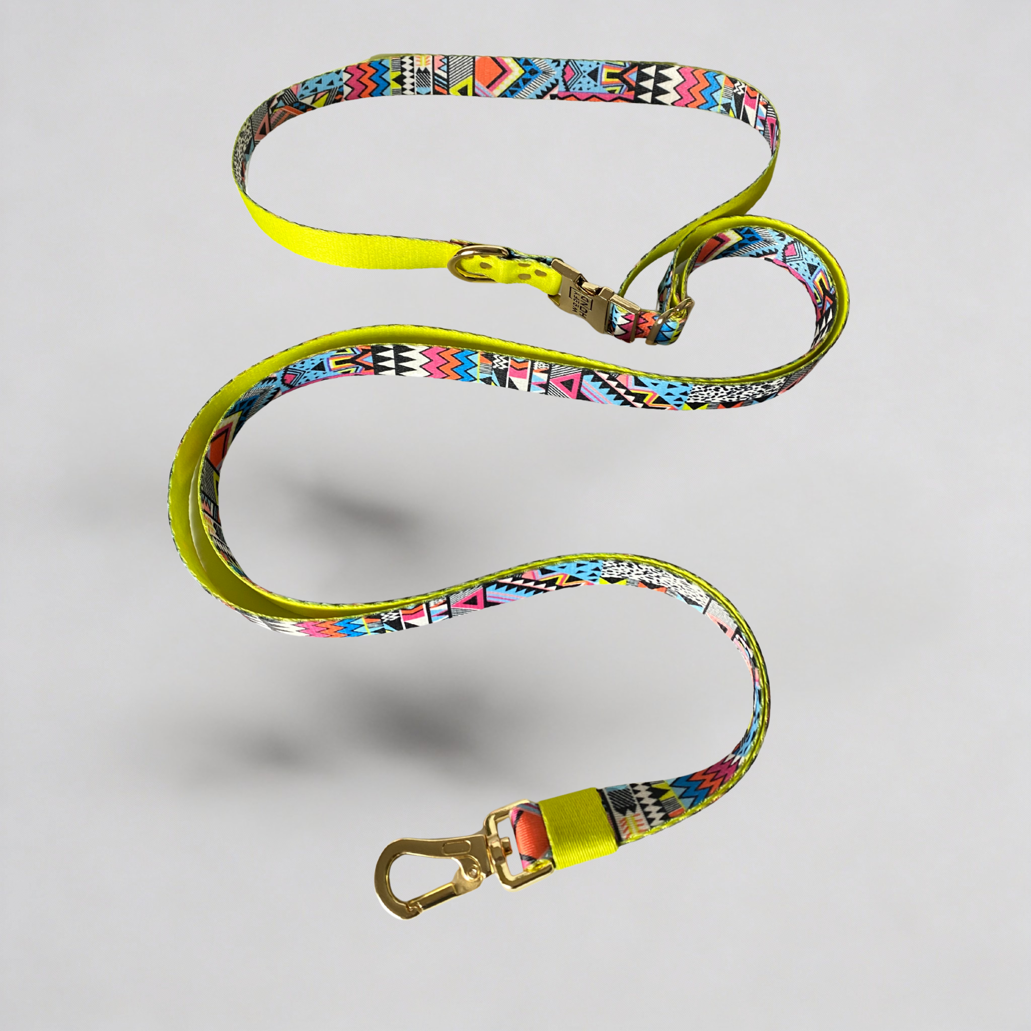 Hands-Free Dog Leash Ethnic Vibrance