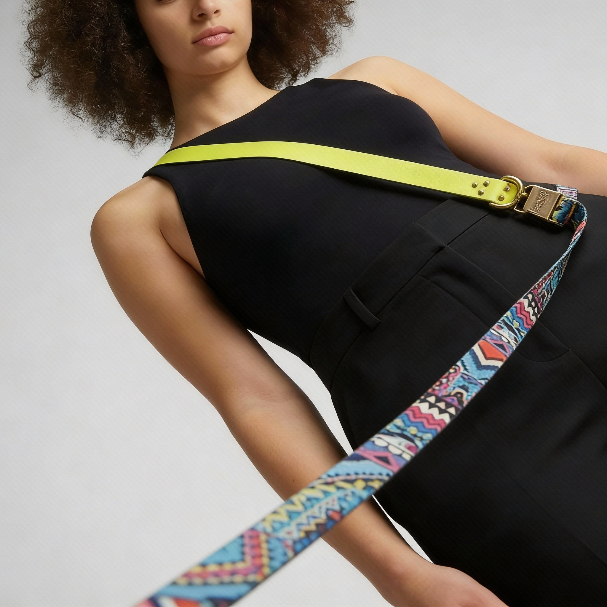 Hands-Free Dog Leash Ethnic Vibrance