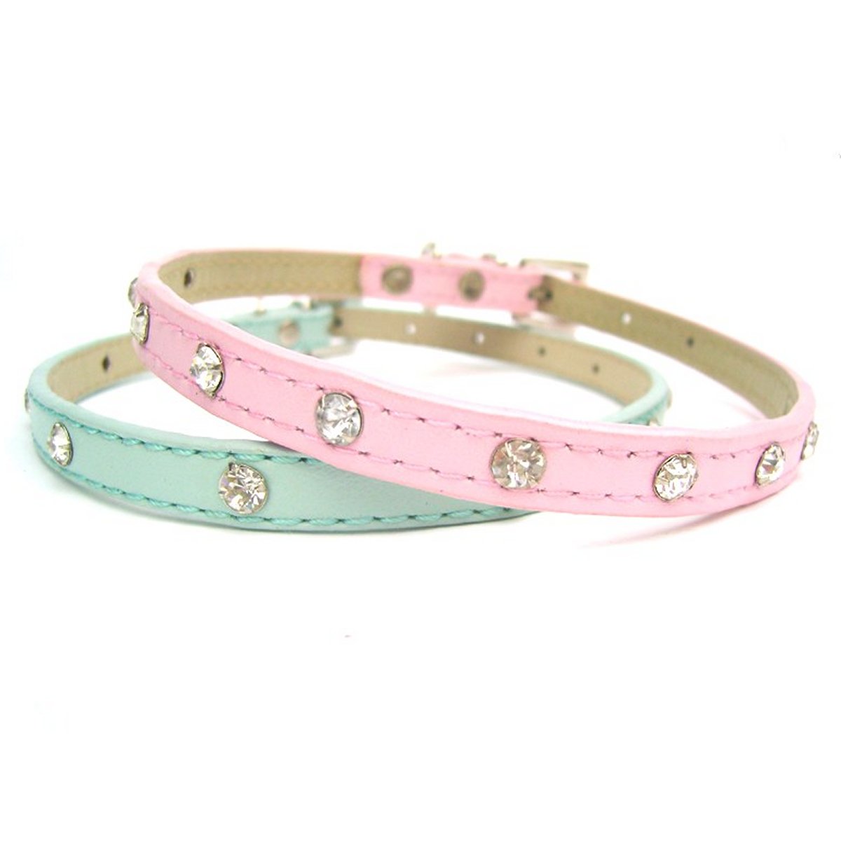 Baby Diamond Collar - Pink