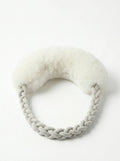 Wool Loop Tug Toy - White