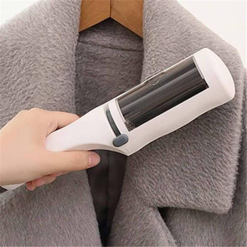 Electrostatic pet hair remover brush