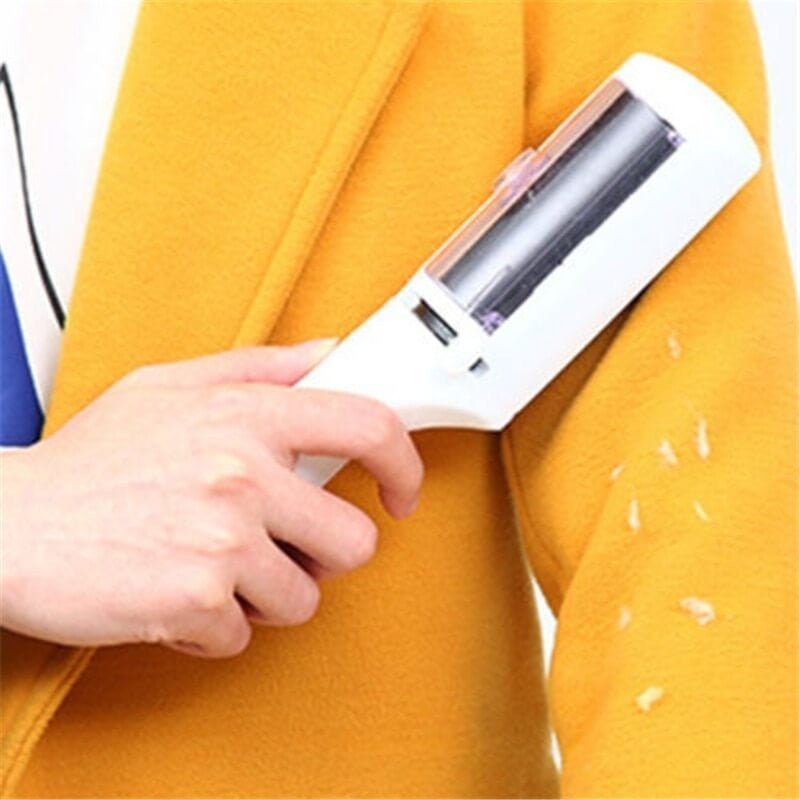 Electrostatic pet hair remover brush