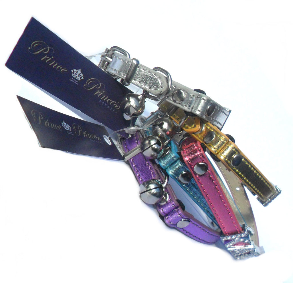 Metallic Safety Cat Collars-1
